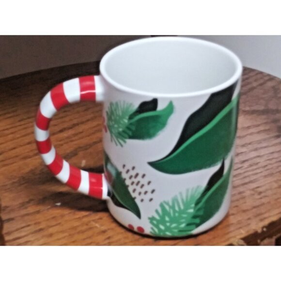 STARBUCKS CHRISTMAS Mug Cup 2019 Candy Cane Handle PRETTY 120z siren head EUC - Picture 4 of 8